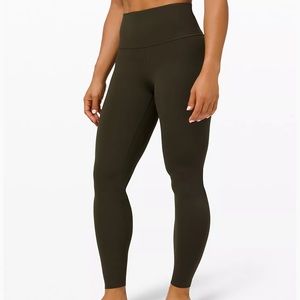 Lululemon Align Pant 28” Dark Olive
